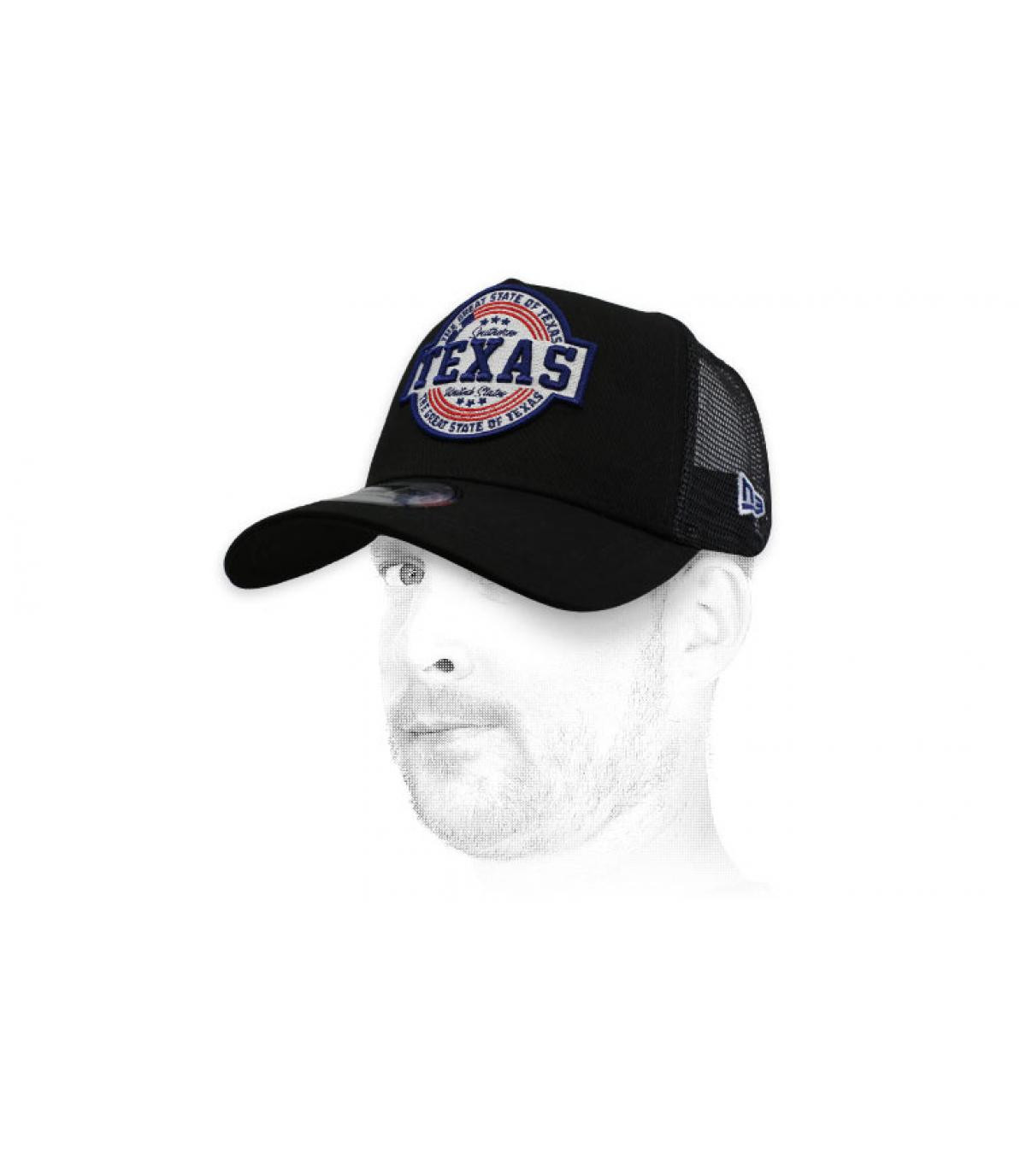 black Texas trucker Trucker USA Patch Texas black black Texas trucker Trucker USA Patch Texas black